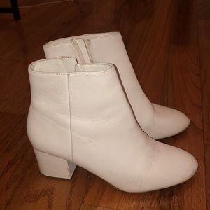 Aldo white boots
